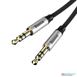 Baseus Yiven Audio Cable Cable 3.5 male Audio M30 1.5M Silver+  Black